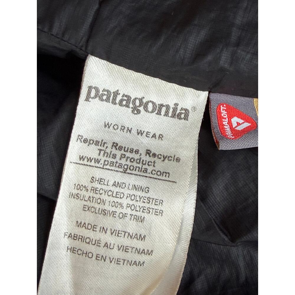 Patagonia Nano Puff Jacket Women Small Black Full Zip Outdoor Packable Primaloft - Picture 9 of 11
